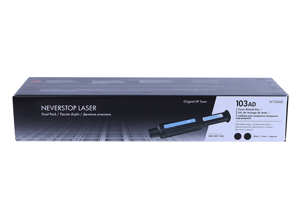Тонер HP 103AD для Neverstop Laser 1200w/1200a/1000w/1000a 5000к лазерное мфу hp neverstop laser 1200w 4ry26a