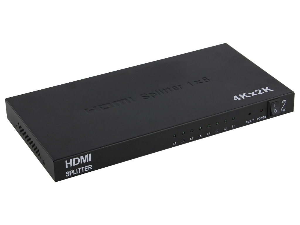 фото Сплиттер Telecom HDMI 4k 1x8 TTS7010