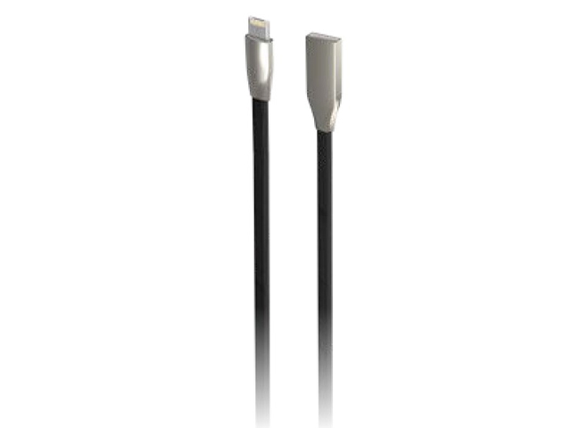 фото Аксессуар Maverick PC Style 2in1 USB - MicroUSB + Lightning Black ПSELAEP1276