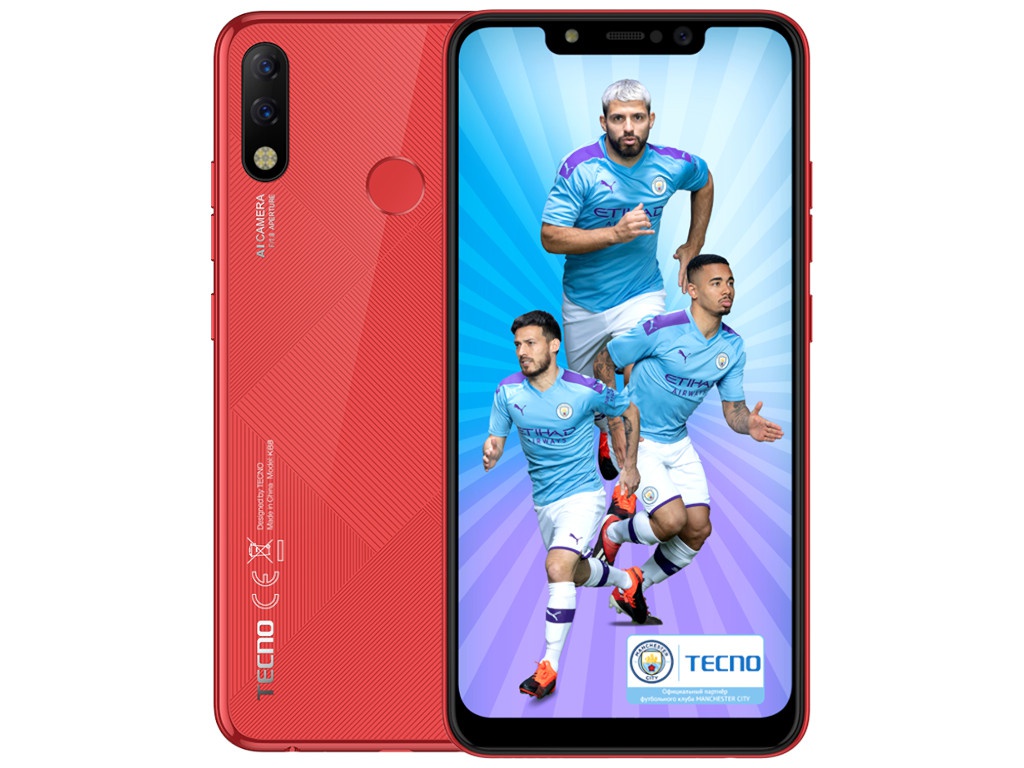 фото Сотовый телефон TECNO Spark 3 Pro Bordeaux Red