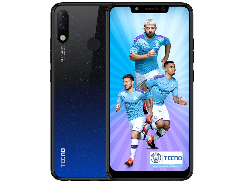 

Сотовый телефон TECNO Spark 3 Pro Nebula Black, Spark 3 Pro