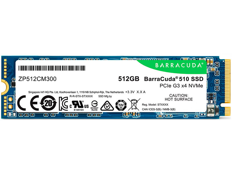 фото Жесткий диск Seagate BarraCuda 510 512Gb ZP512CM30041
