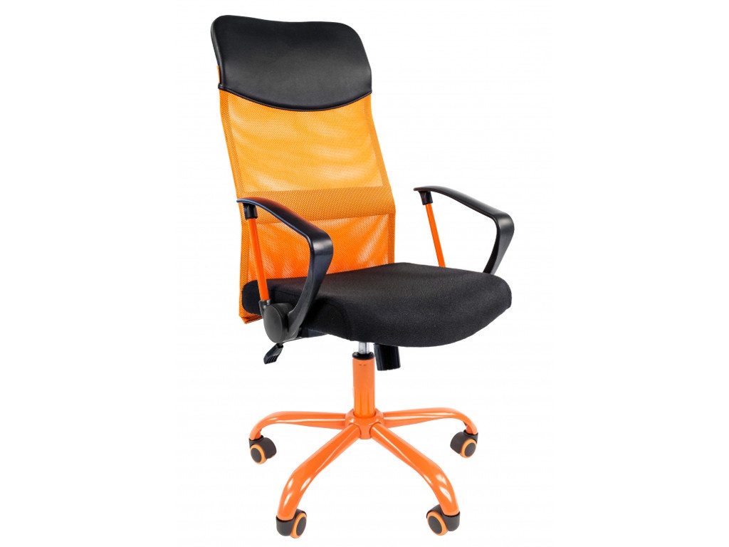 

Компьютерное кресло Chairman 610 CMet 15-21 Black-Orange TW 00-07021400, 610 CMet 15-21