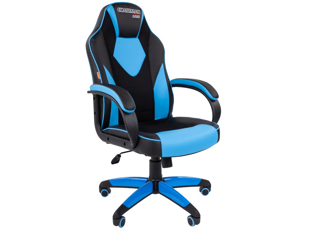 Компьютерное кресло Chairman GAME 17 Black-Blue за 9157.00 руб.