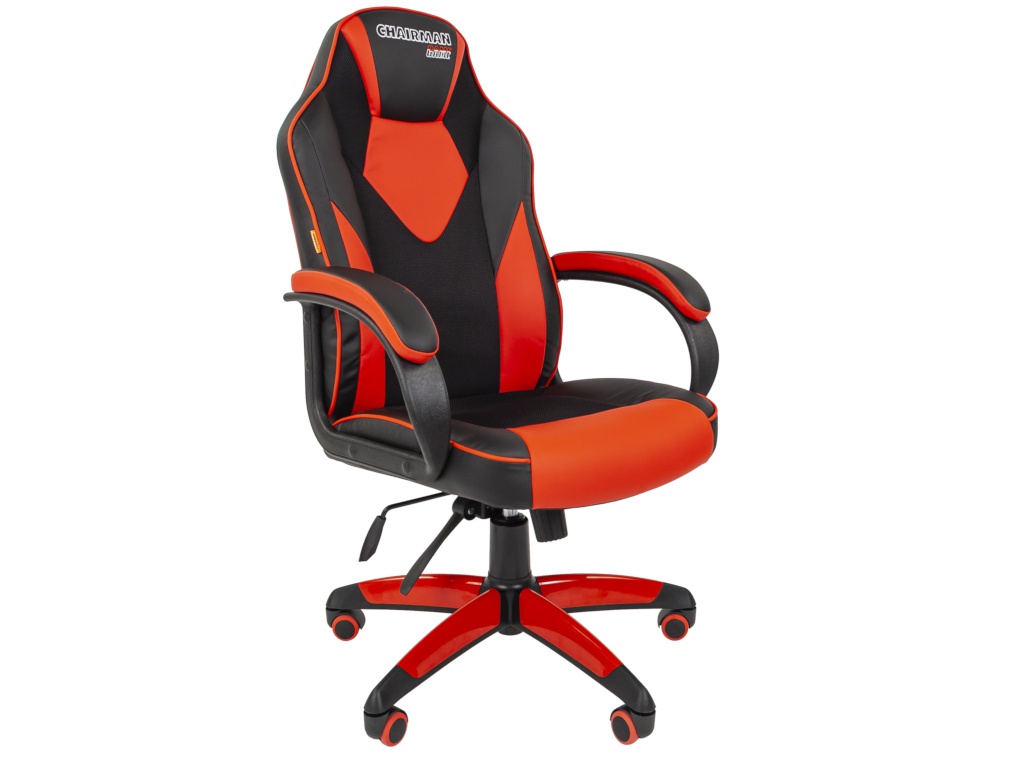фото Компьютерное кресло chairman game 17 black-red