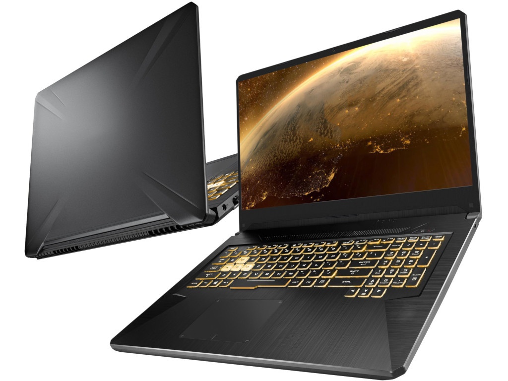 

Ноутбук ASUS TUF FX705DT-AU056 90NR02B1-M02050 (AMD Ryzen 5 3550H 2.1 GHz/8192Mb/512Gb SSD/nVidia GeForce GTX 1650 4096Mb/Wi-Fi/Bluetooth/Cam/17.3/1920x1080/DOS), FX705DT-AU056