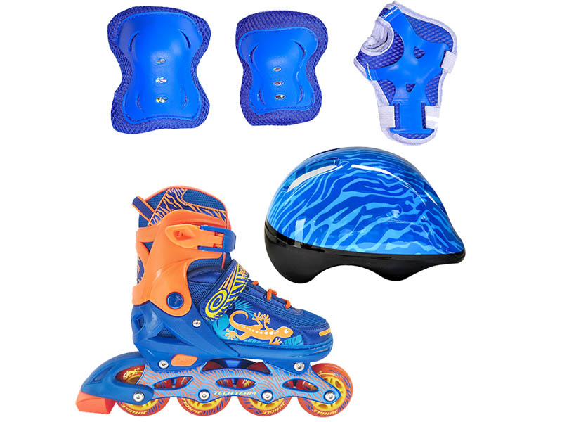 фото Коньки Tech Team Jungle Set р.30-33 Blue