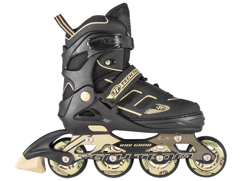 

Коньки Tech Team Indy Grab р.39-42 Black-Beige, Indy Grab
