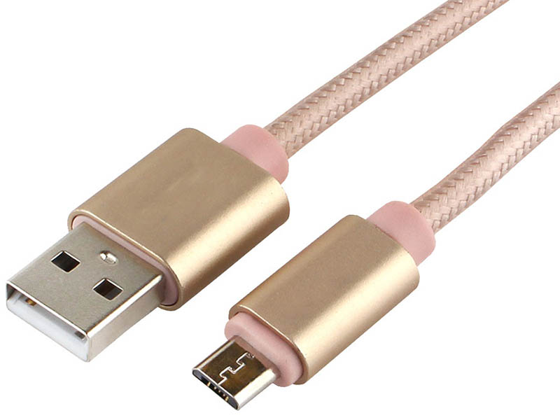 фото Аксессуар Gembird Cablexpert Ultra USB 2.0 AM/microB 1m Gold CC-U-mUSB01Gd-1M