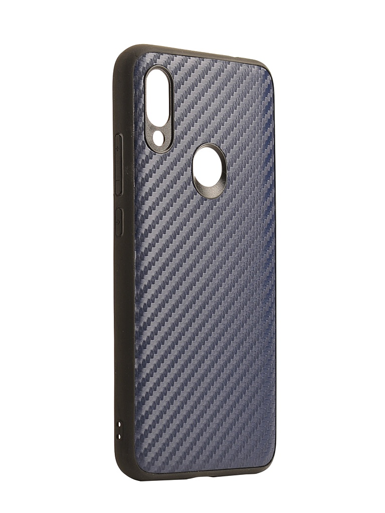 

Аксессуар Накладка G-Case для Xiaomi Redmi 7 Carbon Dark Blue GG-1079, GG-1079