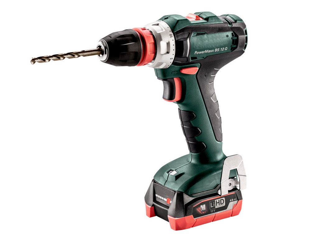 фото Электроинструмент Metabo PowerMaxx BS 12 Q 4.0Ач х2 LiHD кейс