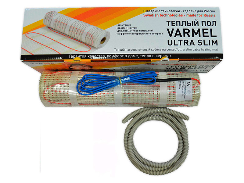 

Теплый пол Varmel Ultra Slim Twin 1.5-225Вт, Ultra Slim Twin 1.5 -225w 230v