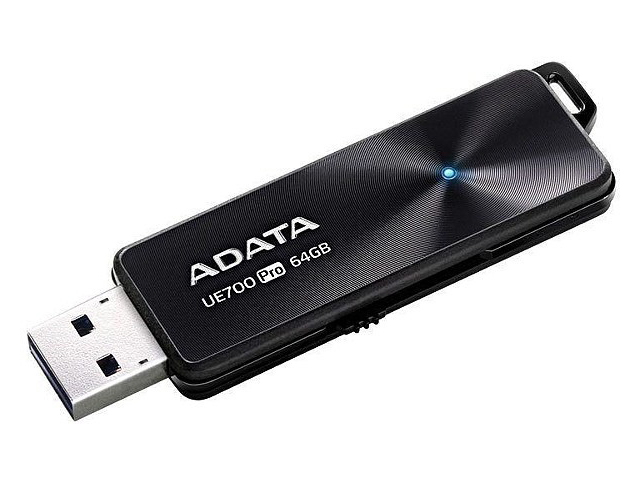 Zakazat.ru: USB Flash Drive 64Gb - A-Data UE700 Pro Black AUE700PRO-64G-CBK