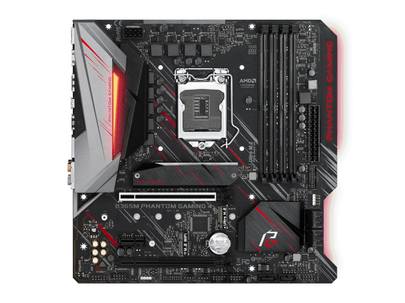 фото Материнская плата asrock b365m phantom gaming 4