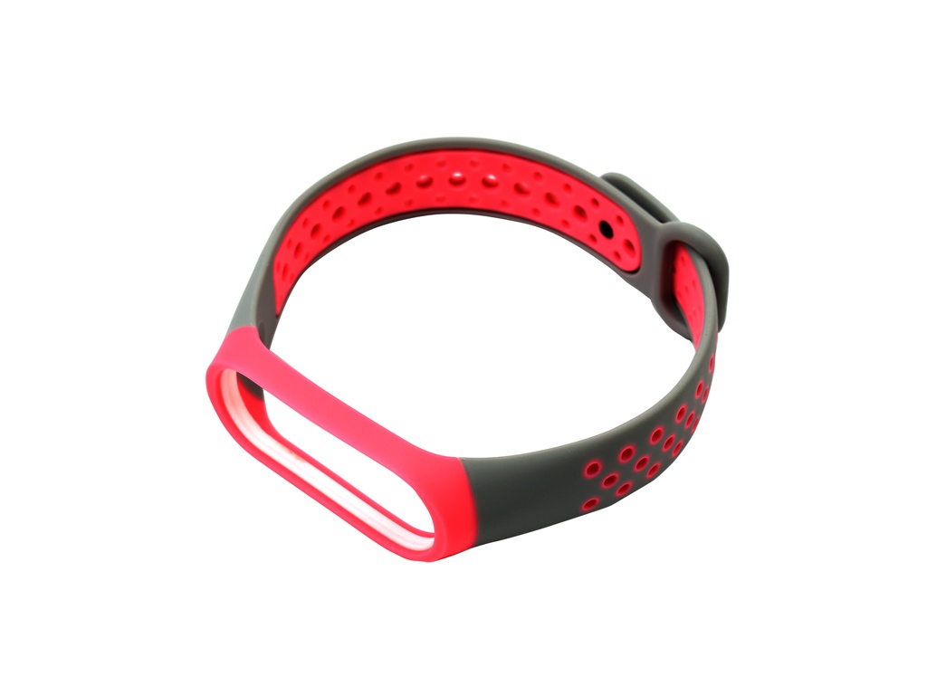 фото Aксессуар Ремешок Red Line for Xiaomi Mi Band 4 / Mi Band 3 Grey-Pink УТ000018231