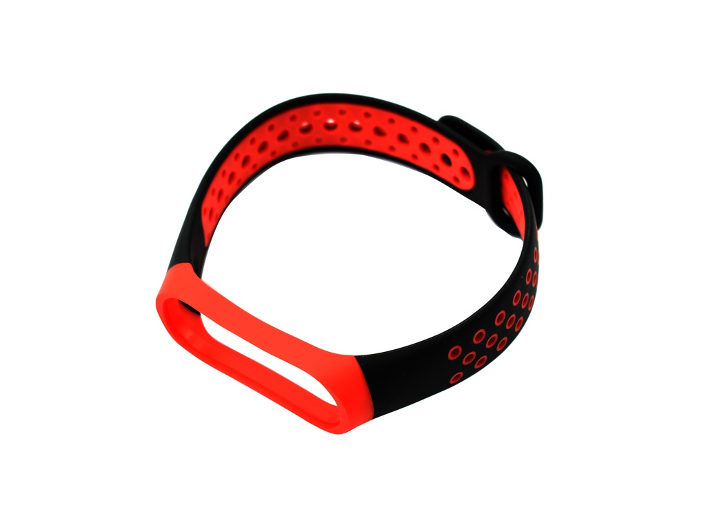 

Aксессуар Ремешок Red Line for Xiaomi Mi Band 4 / Mi Band 3 Black-Red УТ000018233, УТ000018233