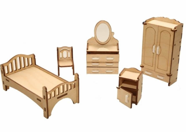 фото Сборная модель хэппидом набор мебели спальня hk-m001