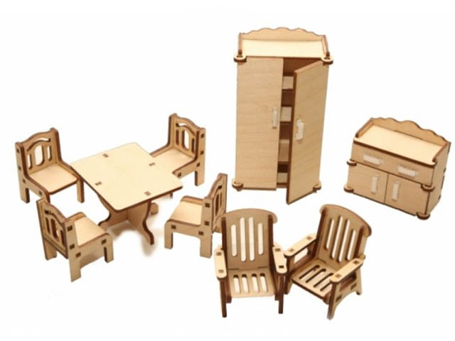 фото Сборная модель хэппидом набор мебели зал hk-m002