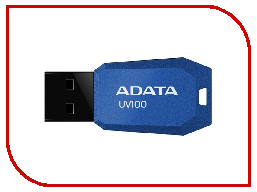 фото USB Flash Drive 16Gb - A-Data UV100 Classic Blue AUV100-16G-RBL