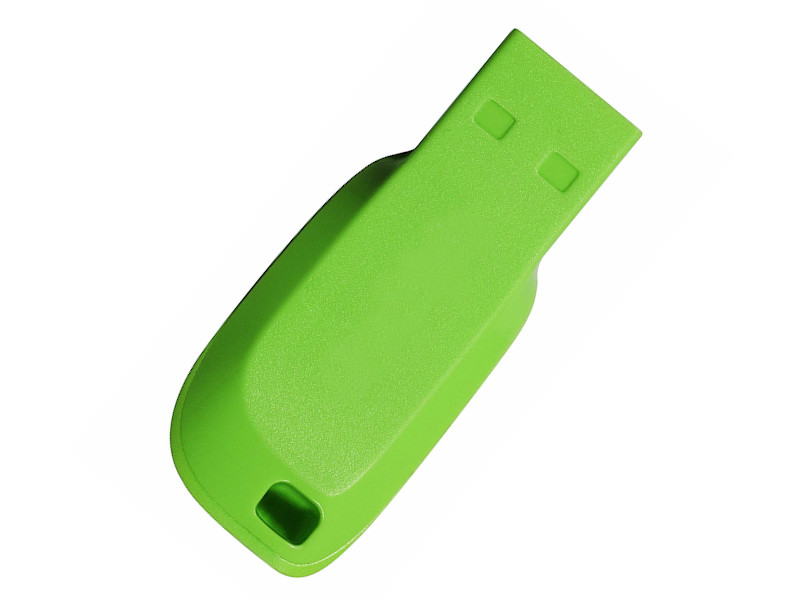 фото Usb flash drive 16gb - sandisk cruzer blade electric green sdcz50c-016g-b35ge