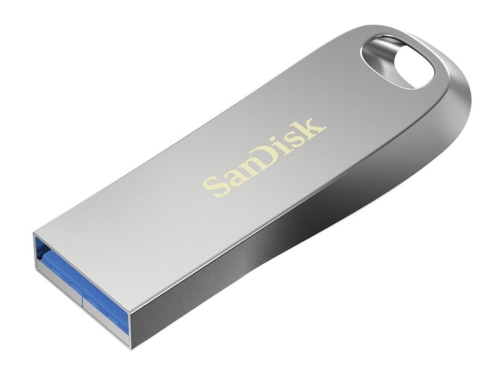 USB Flash Drive 128Gb - SanDisk Ultra Luxe USB 3.1 SDCZ74-128G-G46 флешка sandisk ultra luxe 128gb usb 3 2 серебристый sdcz74 128g g46