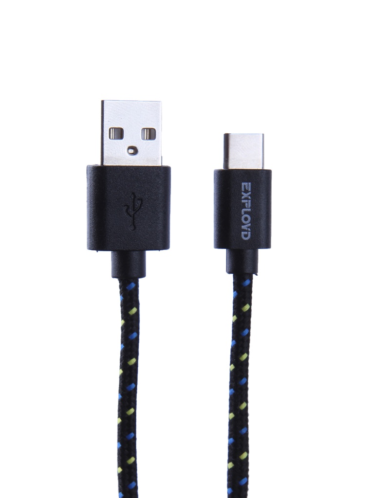 фото Аксессуар Exployd USB - Type-C 1.0m Black EX-K-193