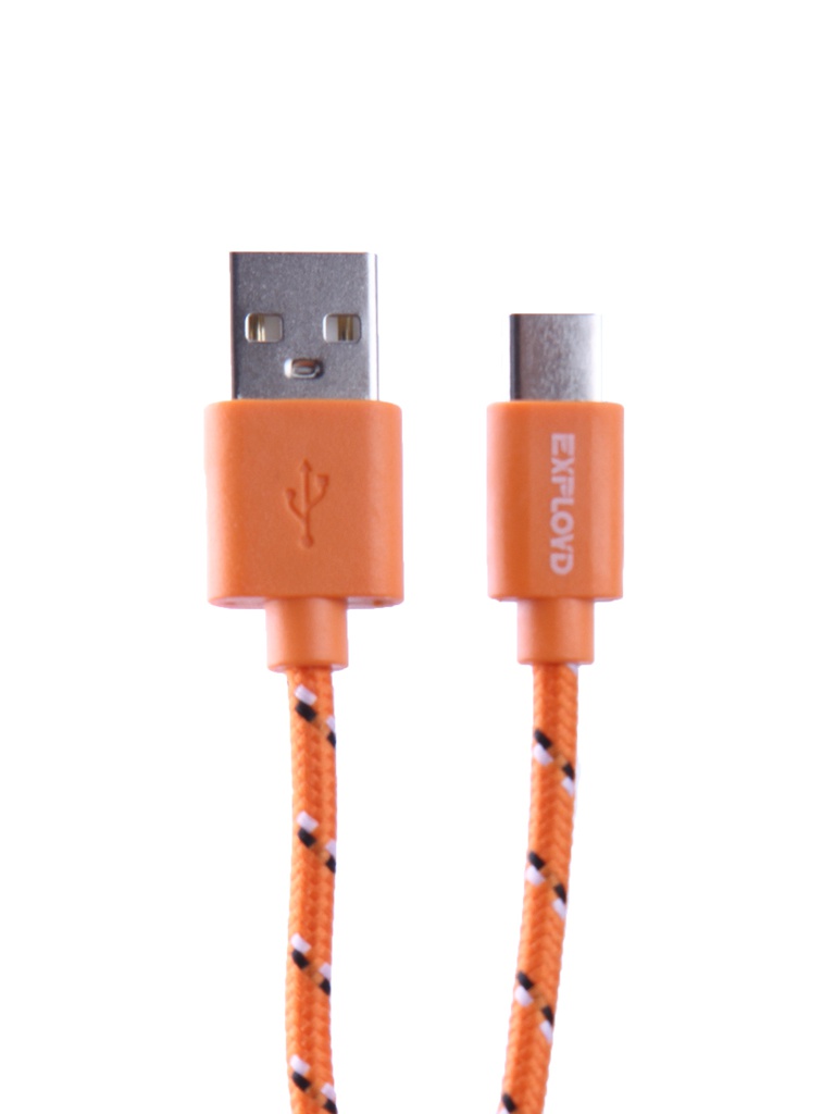 фото Аксессуар Exployd USB - Type-C 1.0m Orange EX-K-194