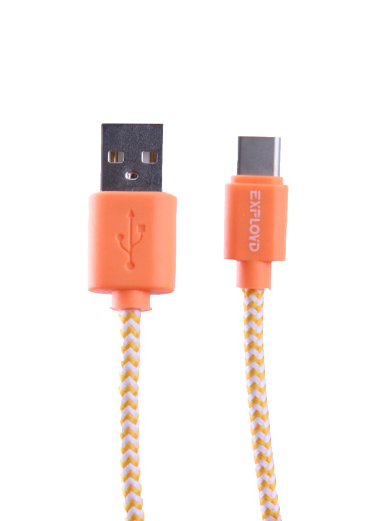 фото Аксессуар Exployd USB - Type-C 1.0m Yellow EX-K-196