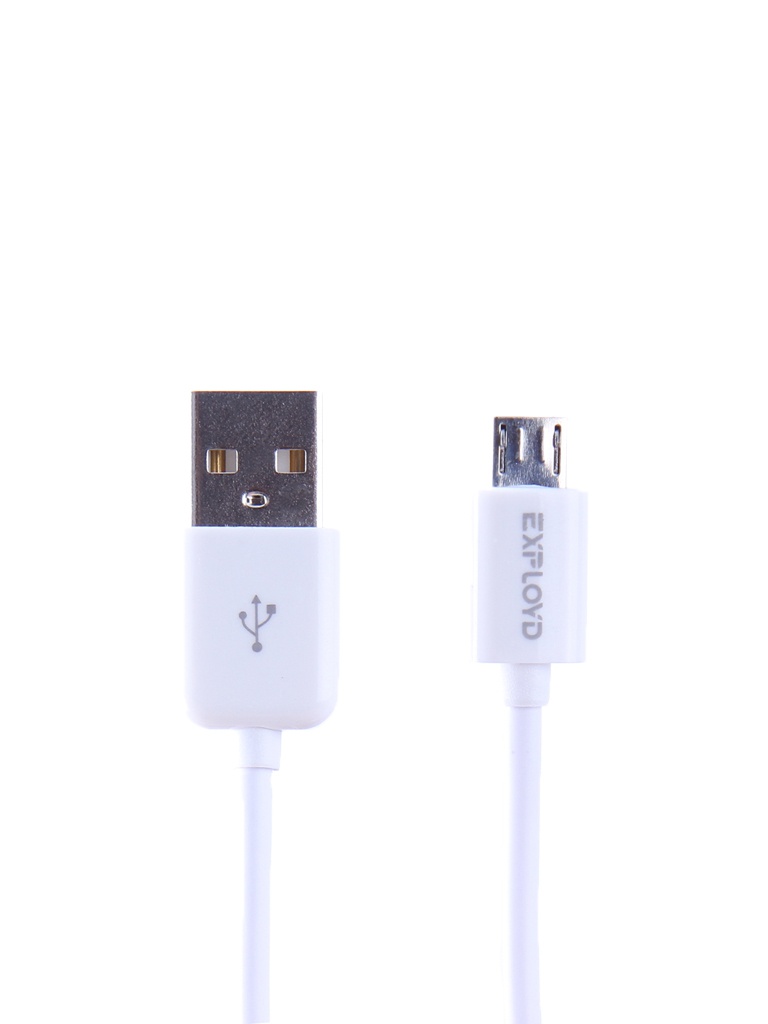 фото Аксессуар Exployd USB - MicroUSB 1.5m White EX-K-163