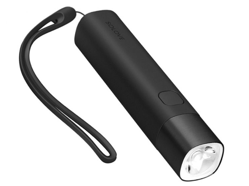 Фонарь Xiaomi Solove X3 / X3s Portable Flashlight Power Bank Black за 1283.00 руб.