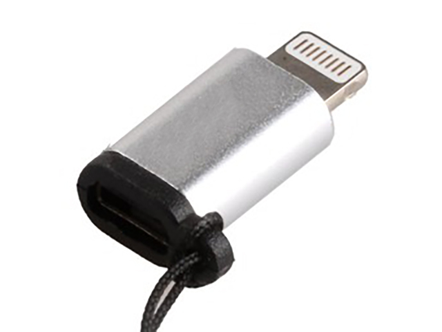 фото Аксессуар Exployd MicroUSB - Lightning Silver EX-AD-273