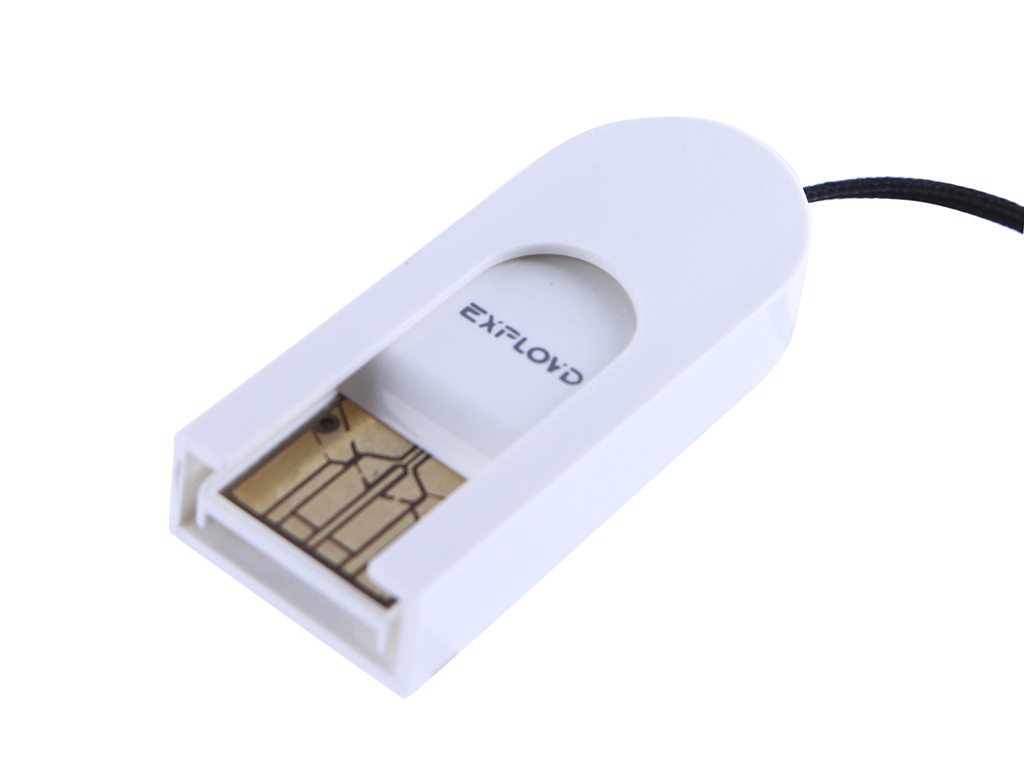 

Кардридер Exployd MicroSD - Type-C/USB 2.0 White EX-AD-303, EX-AD-303