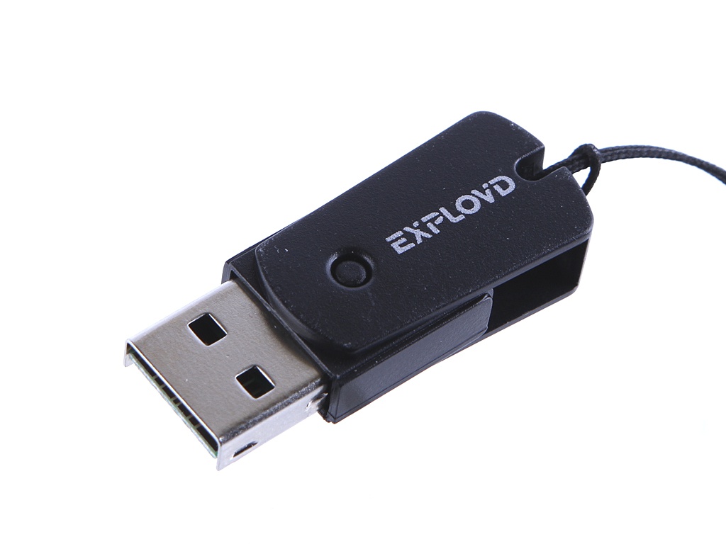 

Кардридер Exployd MicroSD - MicroUSB/USB 2.0 OTG Black EX-AD-304, EX-AD-304