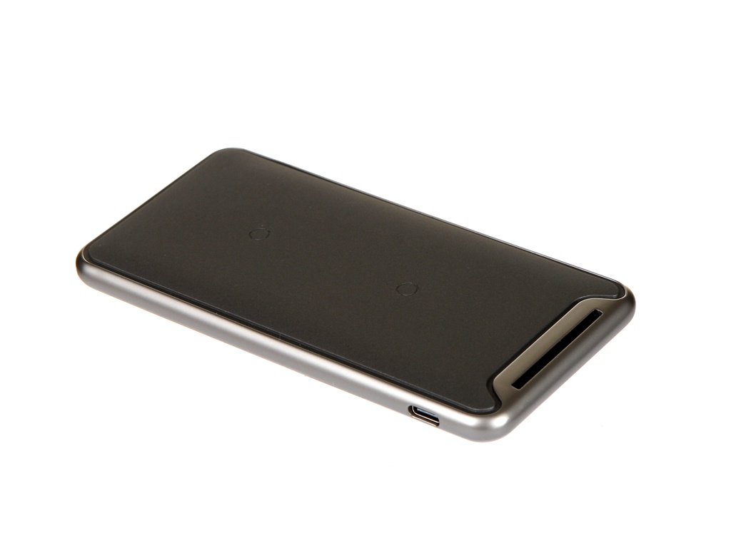 фото Зарядное устройство baseus three-coil wireless charging pad black wxhsd-b01