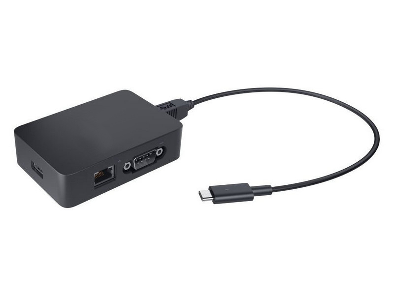 фото Аксессуар Dell Legacy Adapter LD17 USB 3.0/USB-C - Serial/Parallel/Ethernet/USB 2.0 452-BCON