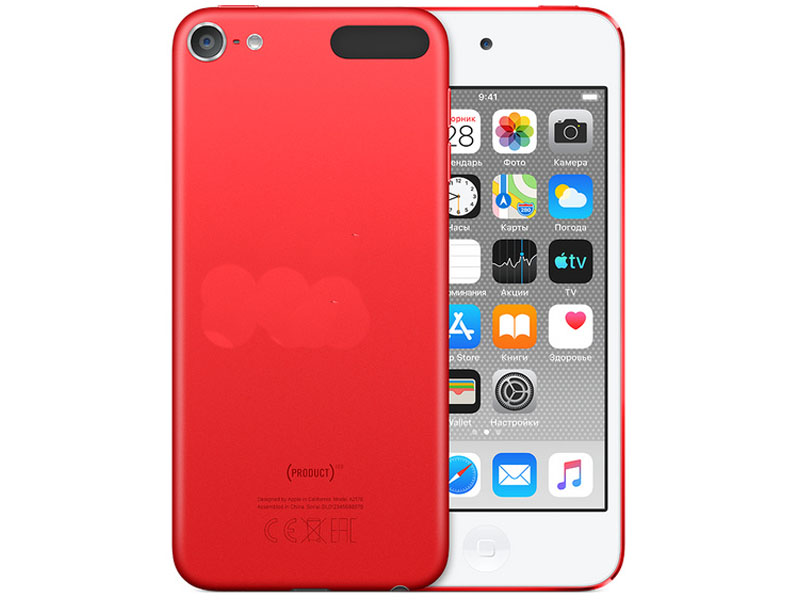 

Плеер Apple iPod touch 7 256GB Red, iPod Touch 7 MVJF2RU/A