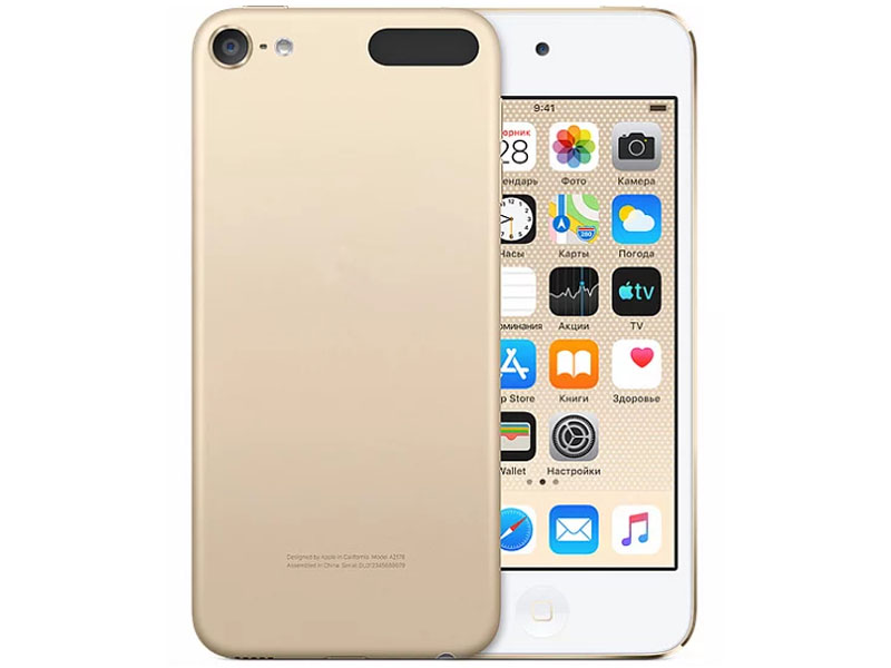 

Плеер Apple iPod touch 7 128GB Gold, iPod Touch 7 MVJ22RU/A