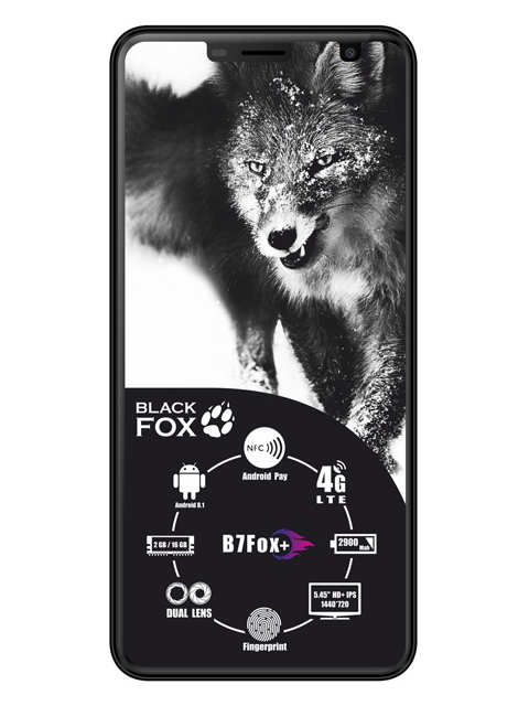 

Сотовый телефон Black Fox B7Fox+ Black, B7 Fox+