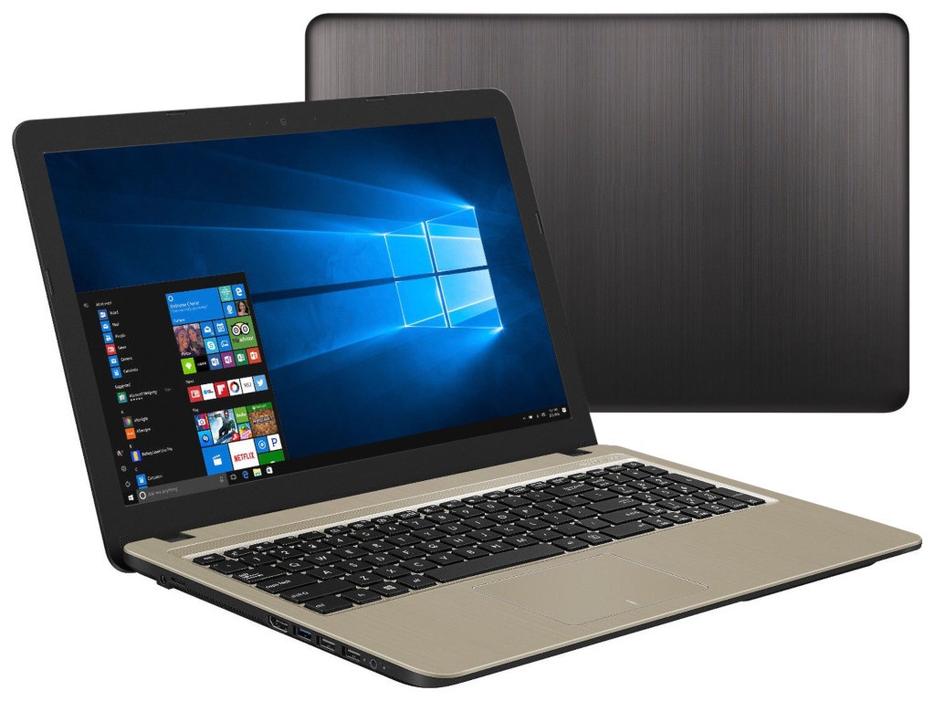 

Ноутбук ASUS VivoBook R540UB-DM619T (Intel Core i3-7020U 2.3GHz/6144Mb/1Tb/nVidia GeForce MX110 2048Mb/Wi-Fi/Bluetooth/Cam/15.6/1920x1080/Windows 10), VivoBook R540UB-DM619T