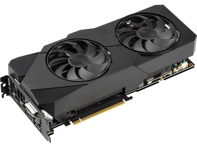 

Видеокарта ASUS GeForce RTX 2060 SUPER EVO OC 1470Mhz PCI-E 3.0 8192Mb 14000Mhz 256 bit DVI 2xDP 2xHDMI DUAL-RTX2060S-O8G-EVO, DUAL-RTX2060S-O8G-EVO