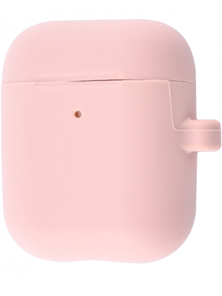 фото Чехол krutoff для airpods 2 hang case с карабином pink sand 10891