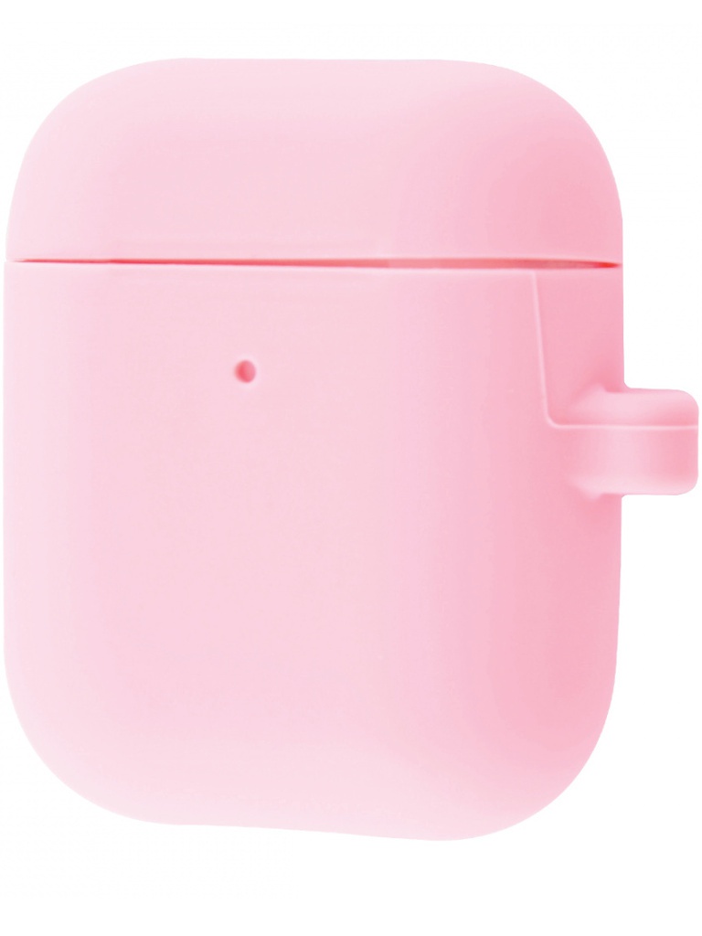 фото Чехол krutoff для airpods 2 hang case с карабином pink 10888