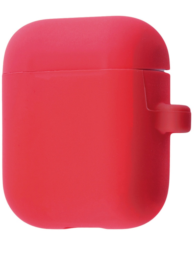 фото Чехол krutoff для airpods 2 hang case с карабином red 10880