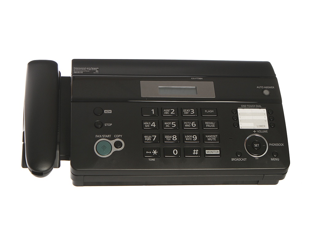 

Факс Panasonic KX-FT984RU, KX-FT984RU