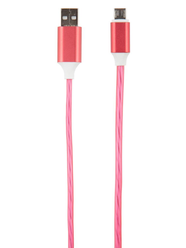 фото Аксессуар Red Line LED USB - MicroUSB Pink УТ000018309