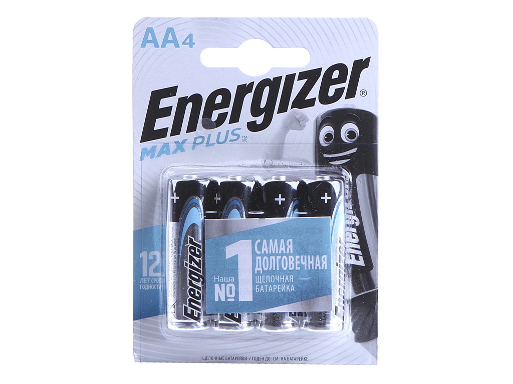 фото Батарейка AA - Energizer Max Plus LR6/E91 1.5V (4шт) Е301325001 / 38692
