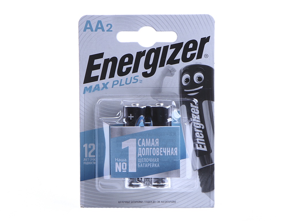 фото Батарейка AA - Energizer Max Plus LR6/E91 1.5V (2шт) E301323101 / 39516
