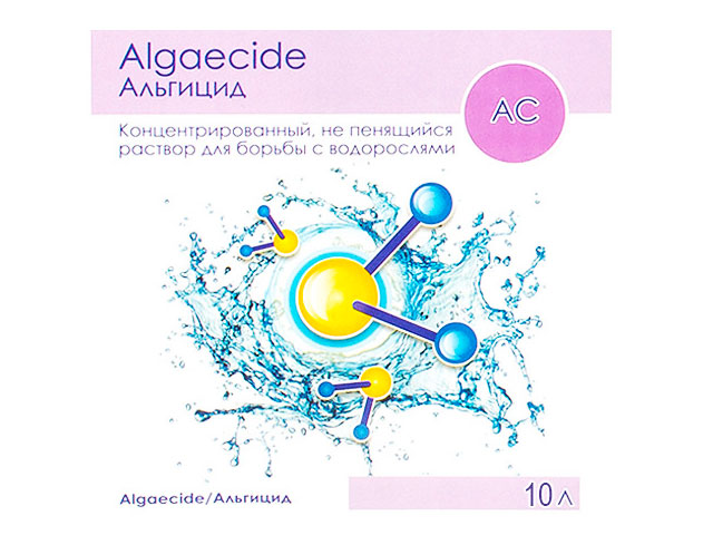 Альгицид непенящийся AquaDoctor 10L AQ3210 непенящийся альгицид биобак