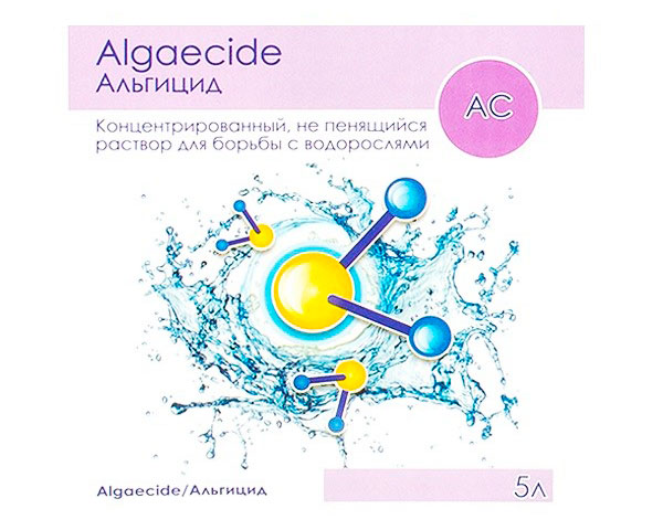 Альгицид непенящийся AquaDoctor 5L AQ1554 непенящийся альгицид биобак
