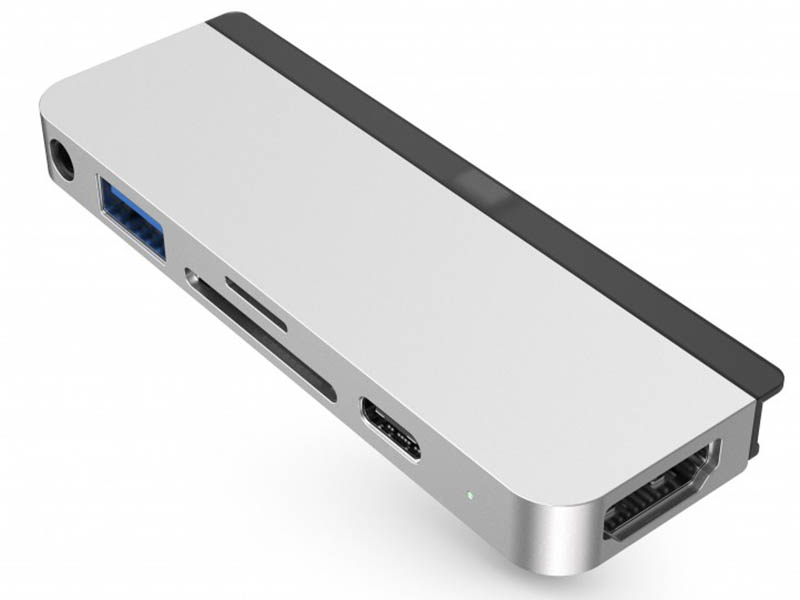 фото Аксессуар HyperDrive 6-in-1 USB-C Hub Silver HD319-SILVER